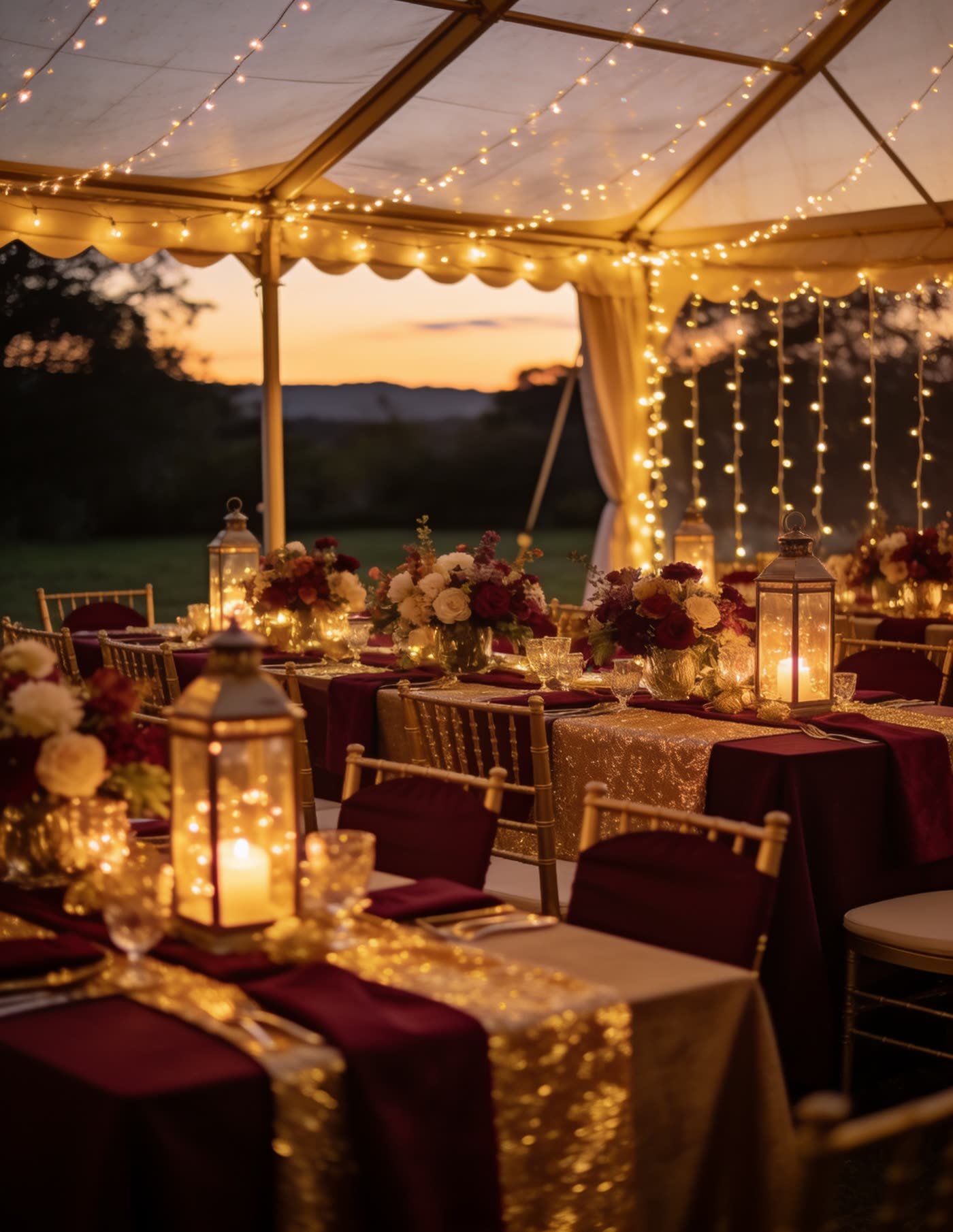 Destination event marquee