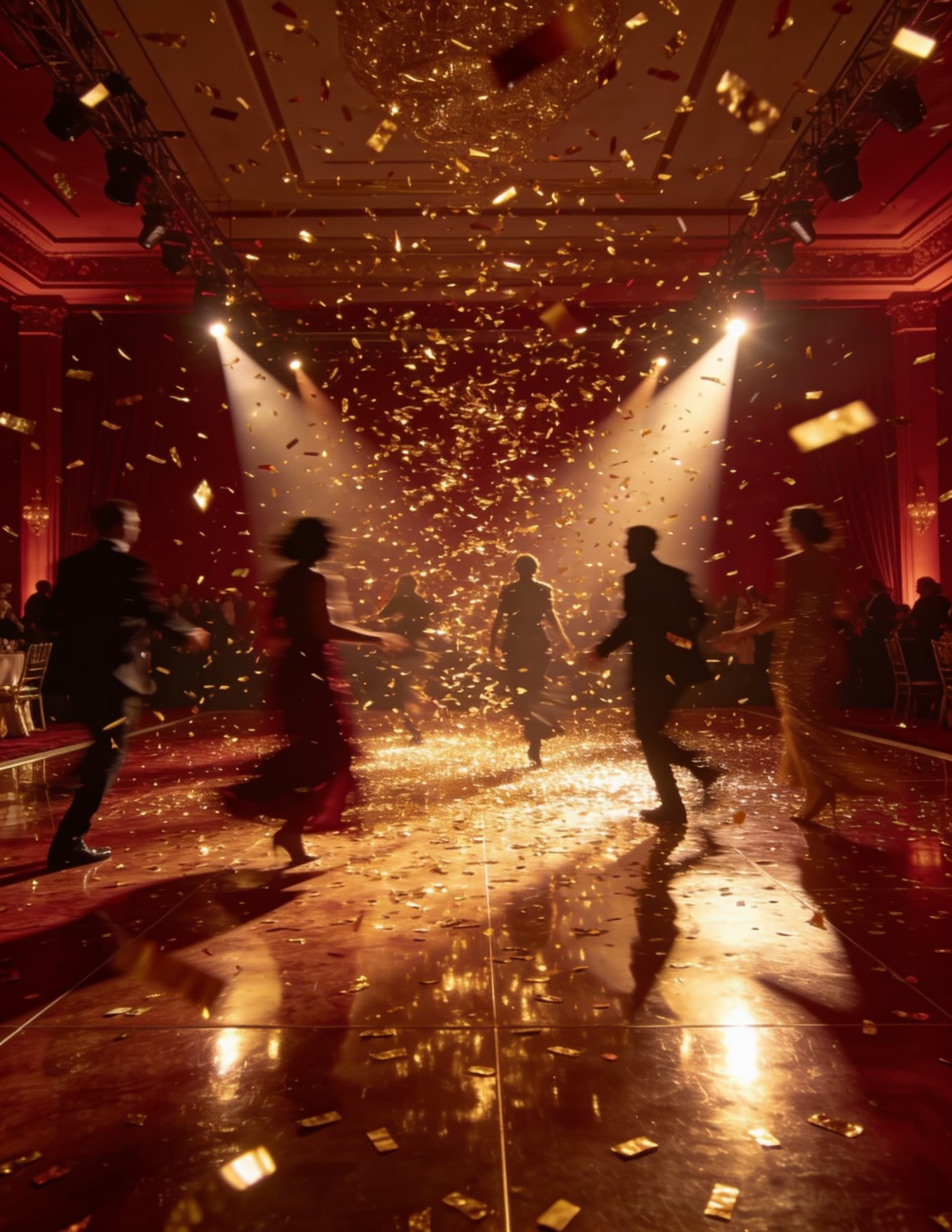 Dance floor celebration
